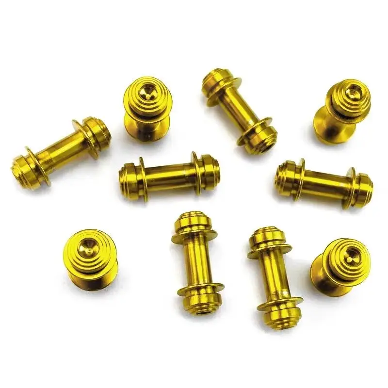 Material de aleación de titanio, cuchillo plegable, eje de repuesto, barra de bloqueo, remache de tornillo para cuchillos Griptilian 551 273 Mini Adamas 710 - imagen 3