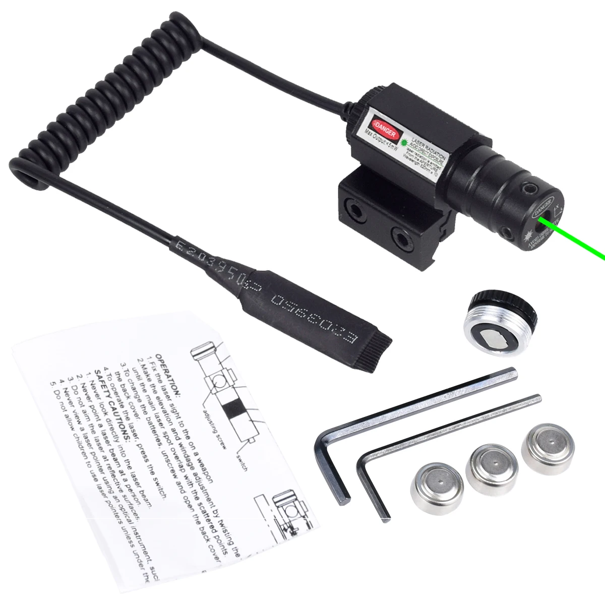 Mira láser táctica punto rojo universal 11mm 20mm montaje riel Picatinny pistola rifle - imagen 5