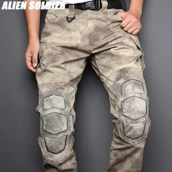 A-TAC Pantalones Tácticos Ripstop Motocicleta Protecciones MOLLE