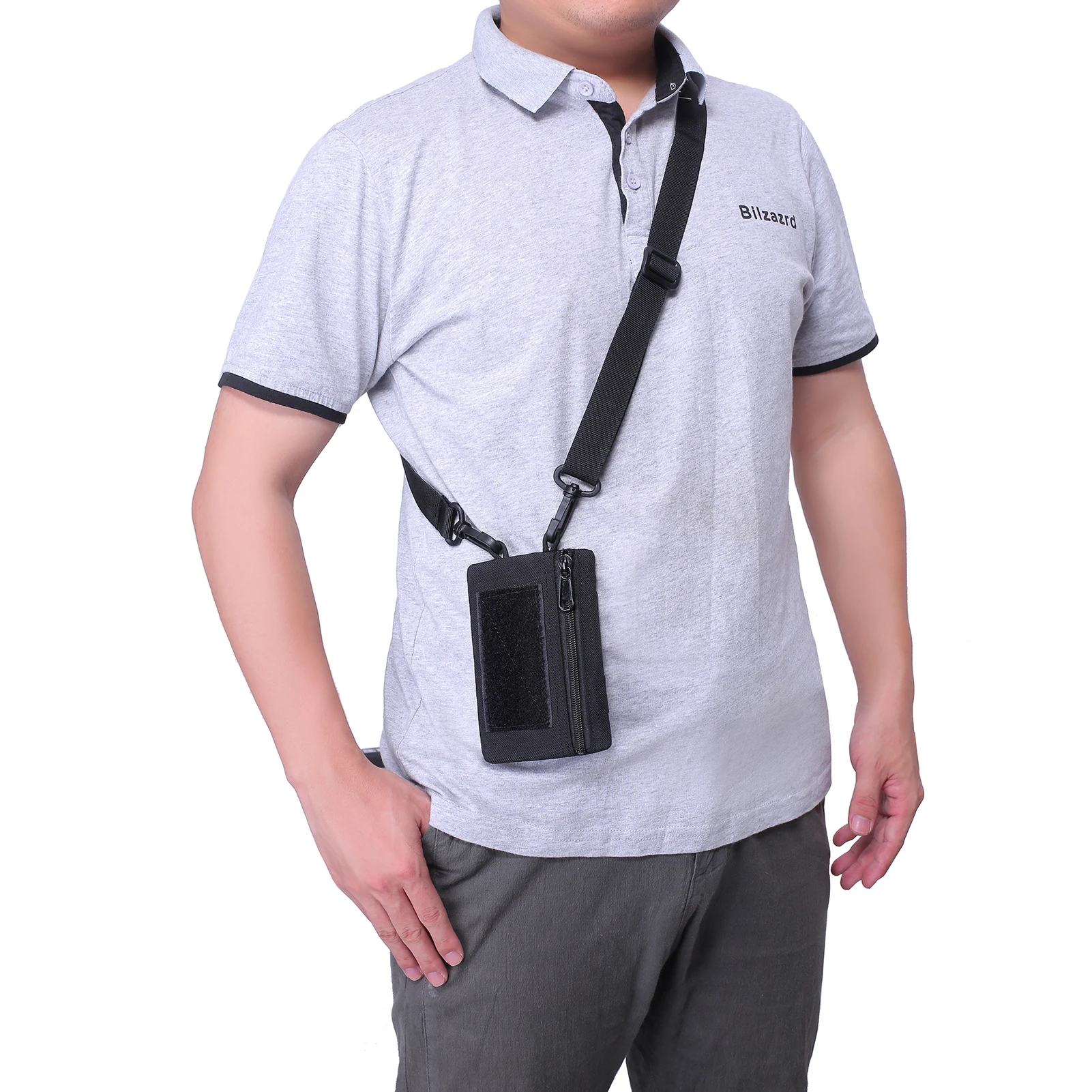 Mini billetera táctica EDC, tarjeta de dinero, llavero, cinturón, correa de hombro, bolsa colgante pequeña para acampar, senderismo, caza al aire libre - imagen 5