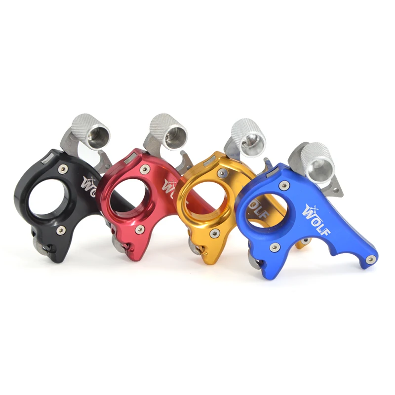 Arco compuesto de liberación de 3 dedos, agarre de calibrador de pulgar, mano derecha para tiro con arco de caza, de deporte al aire libre, accesorios - imagen 3