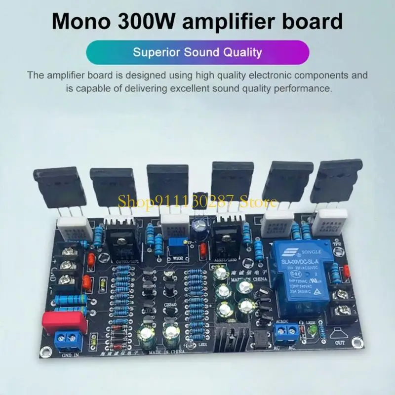 Módulo amplificador audios 300W alto rendimiento J1HC para sistemas altavoces exigentes - imagen 4