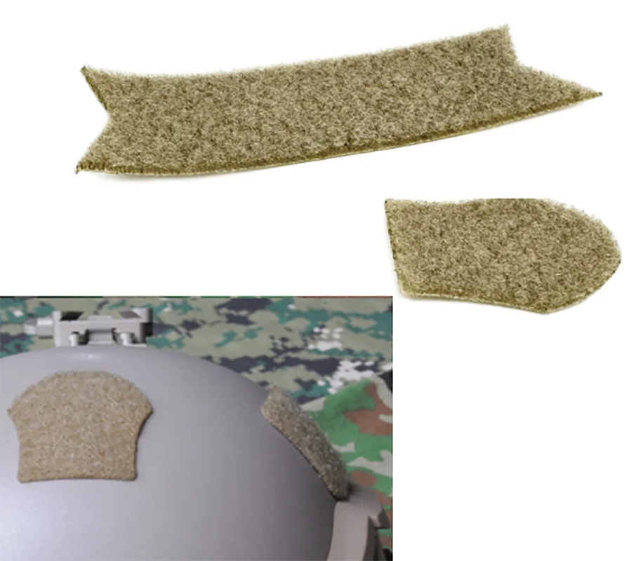 Parche velcro adhesivo para casco táctico con gancho y bucle