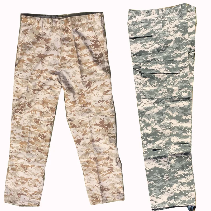 Pantalones de adiestramiento al aire libre ACU pantalones individuales digitales grises pantalones tácticos AOR1 - imagen 3