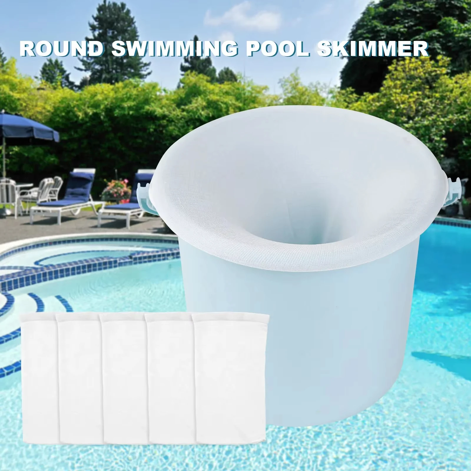 Calcetín filtro para skimmer de piscina en nylon - imagen 3