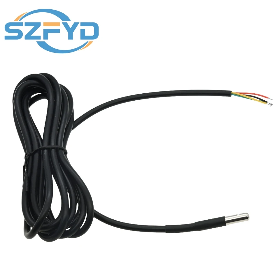 Sensor de temperatura y humedad SHT20 SHT30 SHT40, 1 metro, módulo IIC de acero inoxidable resistente al agua, sonda Digital I2C