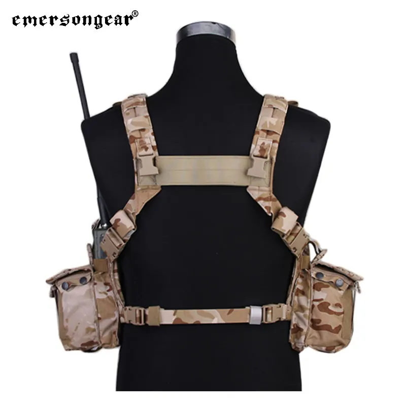 Emersongear LBT 1961A-R aparejo de pecho con bolsas para revistas Mag ligero para chaleco táctico portador de placa Airsoft caza Nylon - imagen 4