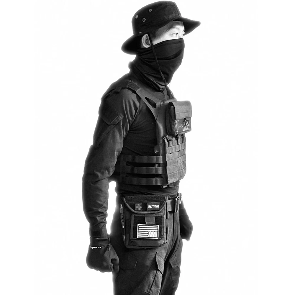 Bolsa de accesorios para sistema Molle al aire libre, bolsa táctica para mapas, bolsa de almacenamiento de artículos diversos EDC, riñonera Molle - imagen 5