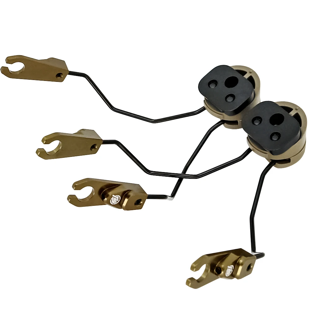 MSASORDIN Soporte para auriculares tácticos Adaptador de riel de arco, accesorios para auriculares para casco Sordin - imagen 4