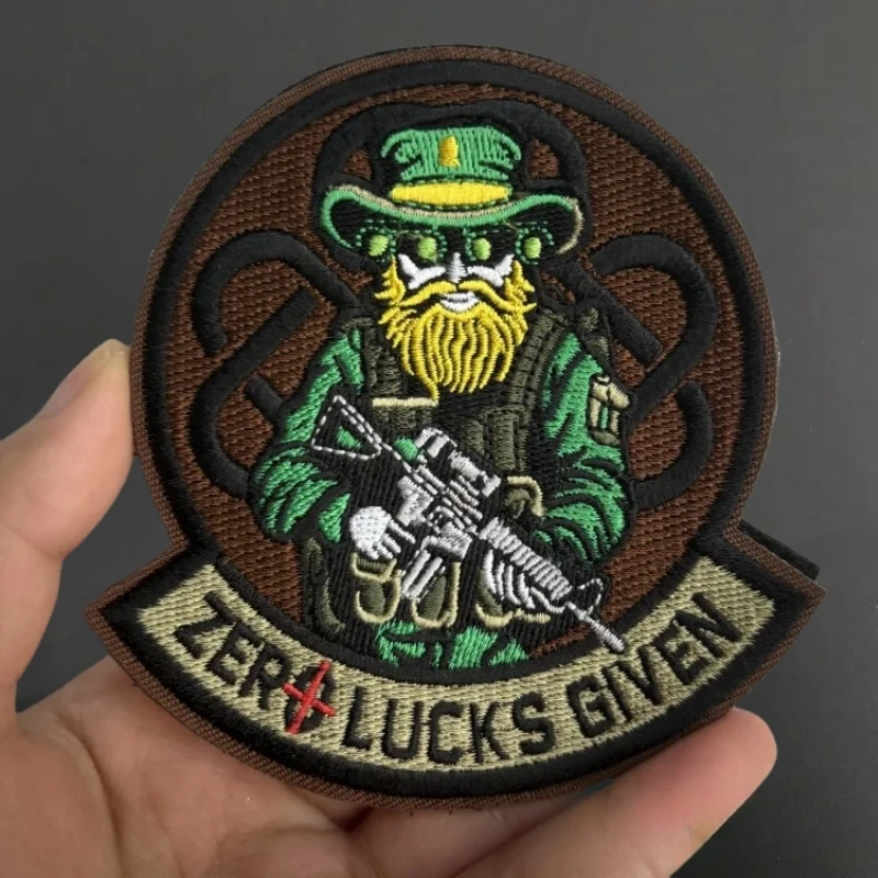 Parche táctico de lucha o lucha contra la moral del arma, insignia de moral de combate de arma militar, pegatinas de gancho y bucle - imagen 5