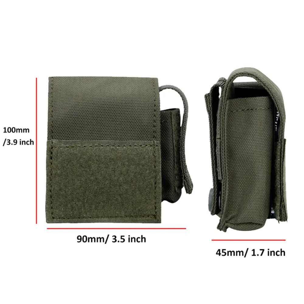 Bolsa táctica MOLLE para cigarrillos, soporte para encendedor de batería, pequeña bolsa de almacenamiento, bolsa de caza deportiva al aire libre, accesorios - imagen 2