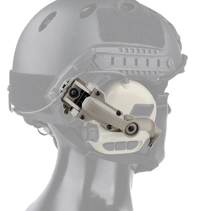 WADSN M32 soporte táctico para auriculares Nylon OPS Core ARC Rail adaptador flujo rápido casco equipo WENDY-Lok soporte para casco Wendy - imagen 4