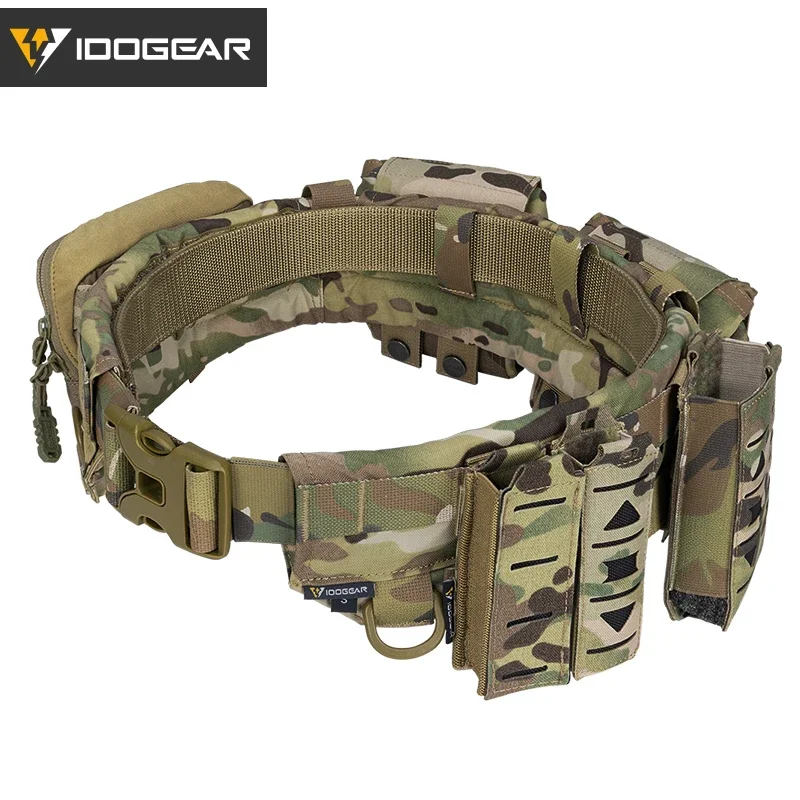 IDOGEAR Molle cinturón táctico MRB cinturón Modular de liberación rápida cinturón de combate militar ejército para hombre accesorios Airsoft Caza - imagen 3