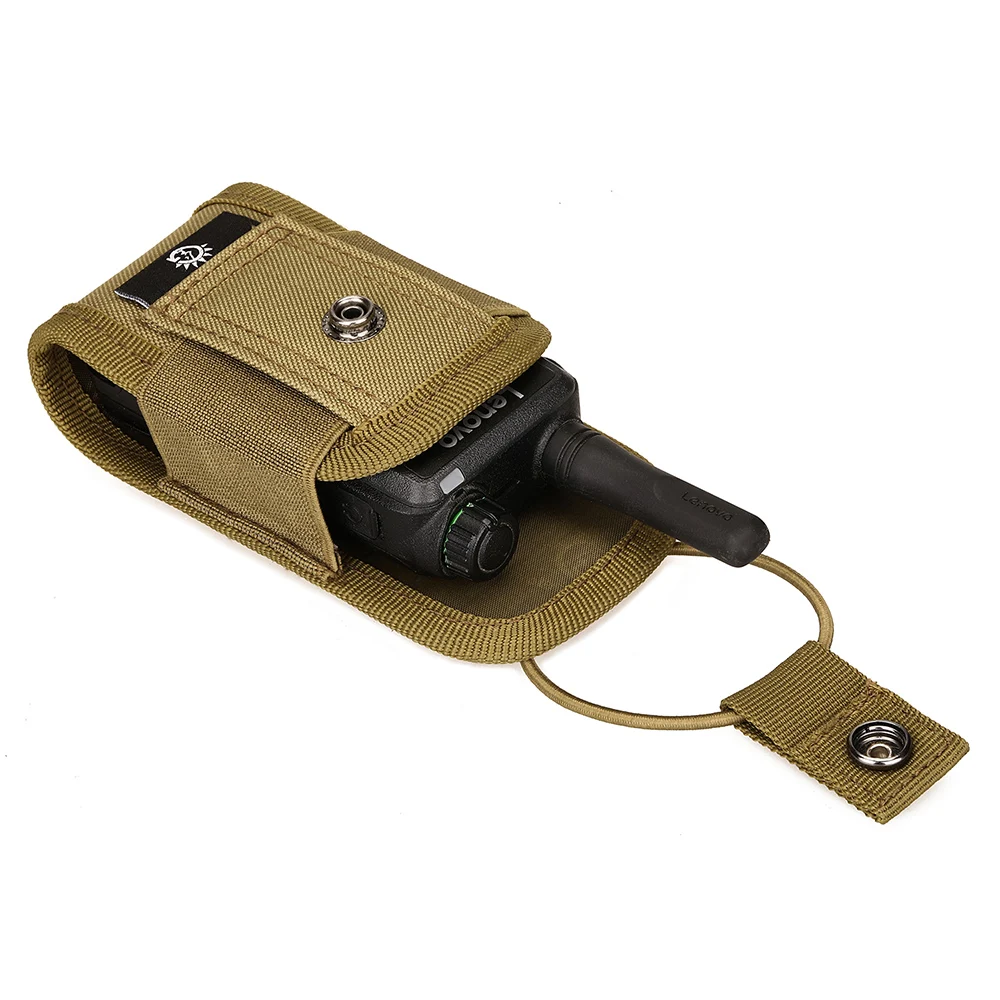 SINAIRSOFT-bolsa táctica Molle para walkie-talkie, bolsa para Radio, funda para interfono, portátil, para caza al aire libre, Walkie Talkie, soporte para teléfono - imagen 4