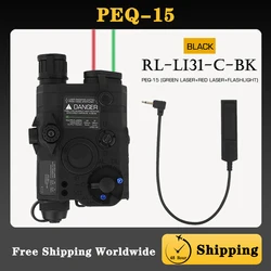 PEQ-15 iluminador láser infrarrojo y visible – tres modos táctico