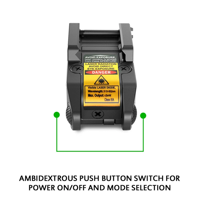 Pistola láser de Punto Verde subcompacta para Glock Springfield, recargable por USB, envío directo - imagen 4