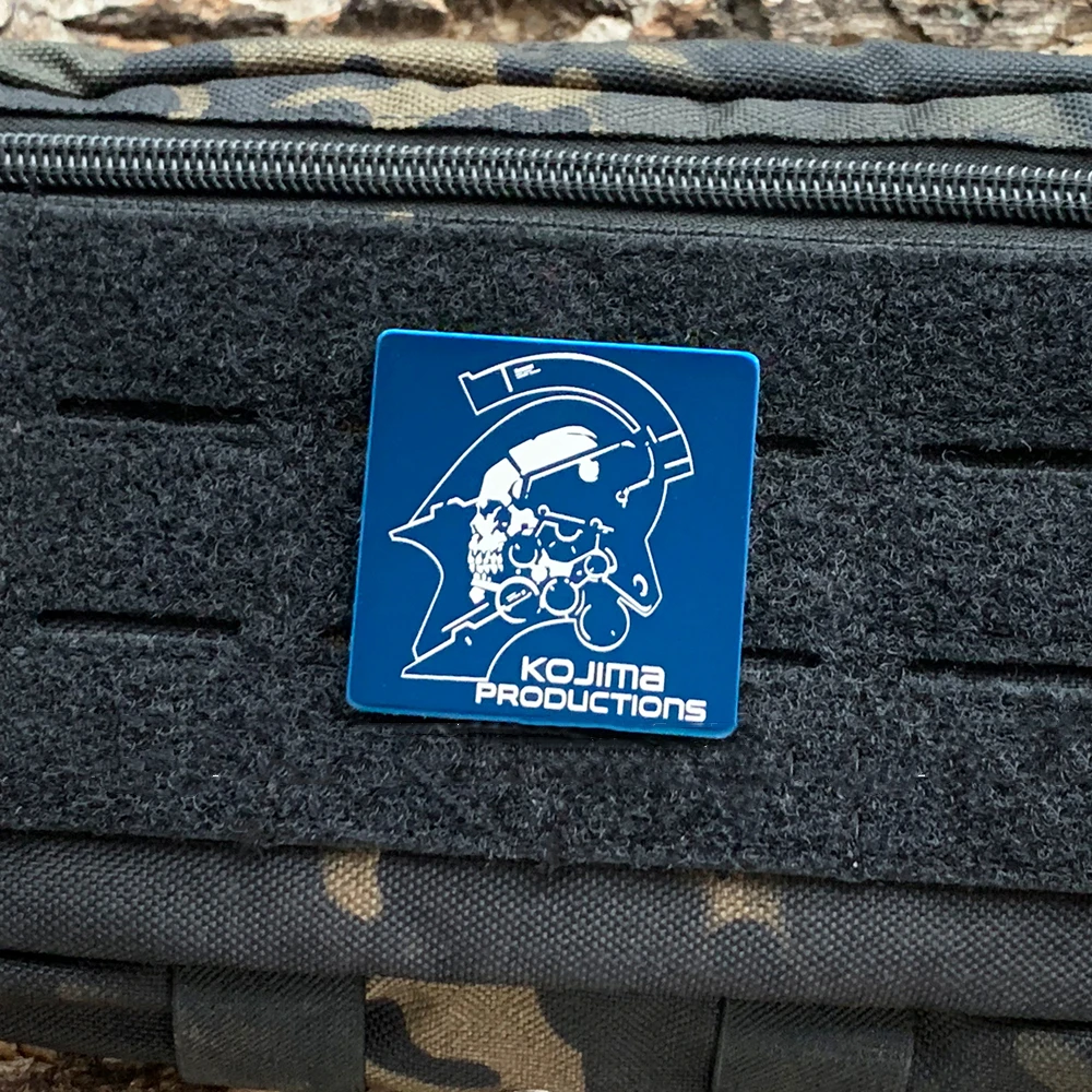 Parche metálico Death Stranding Kojima Productions BRIDGES brazalete táctico FRAGILE para decoración de mochila de ropa - imagen 3