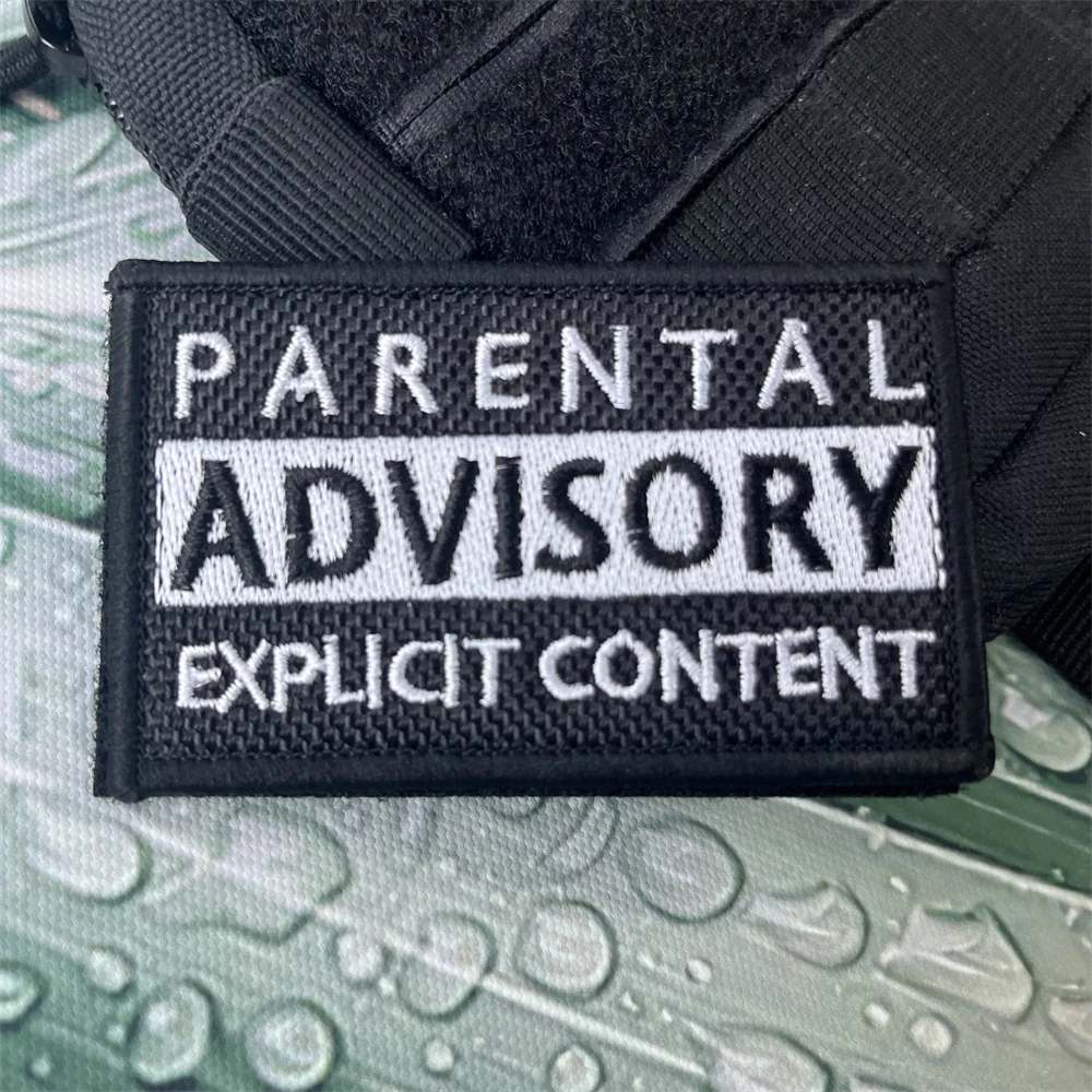 Parches tácticos, insignia de moral militar, decoración para mochila, gancho y bucle, pegatinas bordadas para asesoramiento Parental - imagen 4