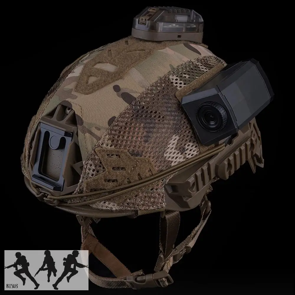 Cubierta de casco de caza, equipo táctico de camuflaje Airsoft para equipo, M-LOK - imagen 4
