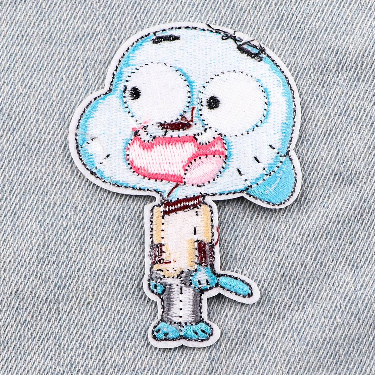 Parche bordado de dibujos animados AD2864, parche bonito para planchar, parches para ropa, chaqueta, coser, apliques DIY, insignias para pegatinas de ropa - imagen 5