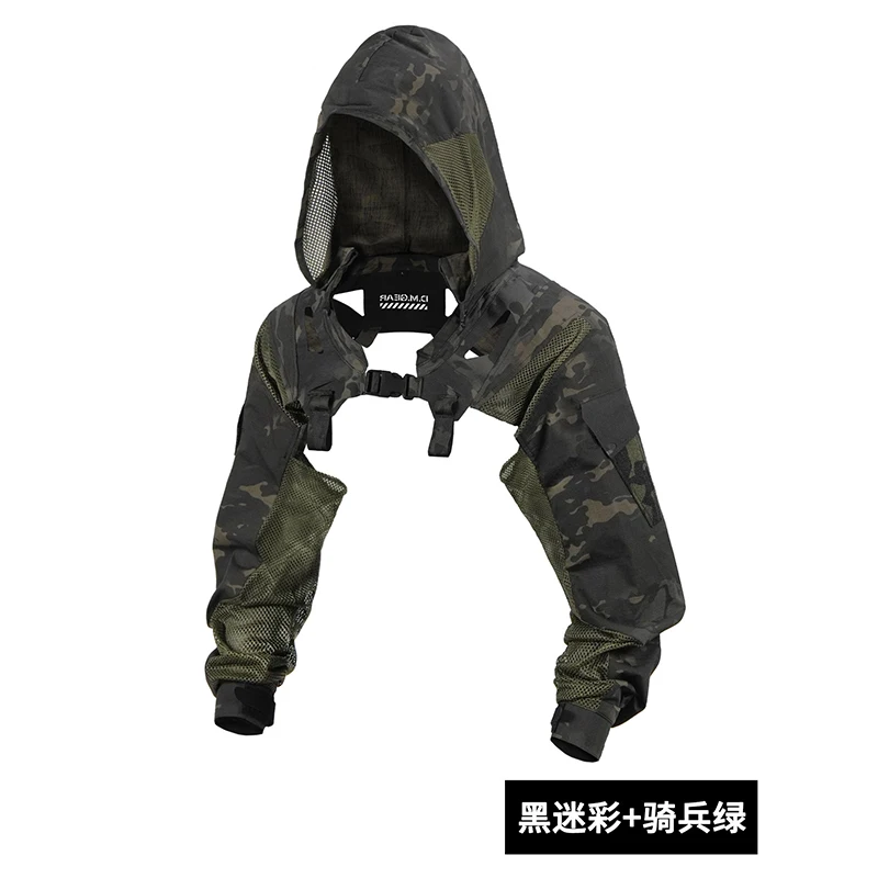 Traje de sombrero de equipo de combate, abrigo de rana transpirable para chaleco táctico de aparejo de pecho, camuflaje - imagen 5