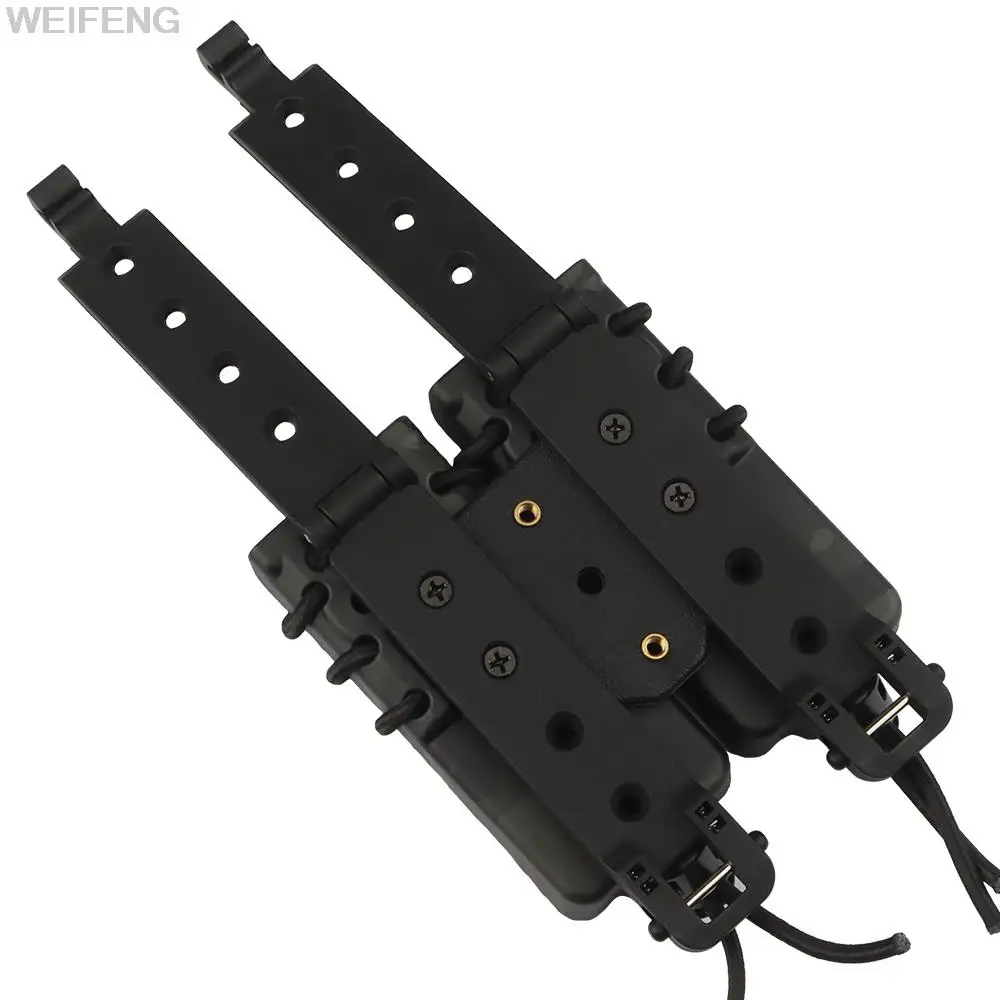 Bolsa militar para cargador de 9mm, funda táctica doble/única para pistola Molle Mag Universal 9mm/.40 Airsoft Mag, accesorio de caza - imagen 4