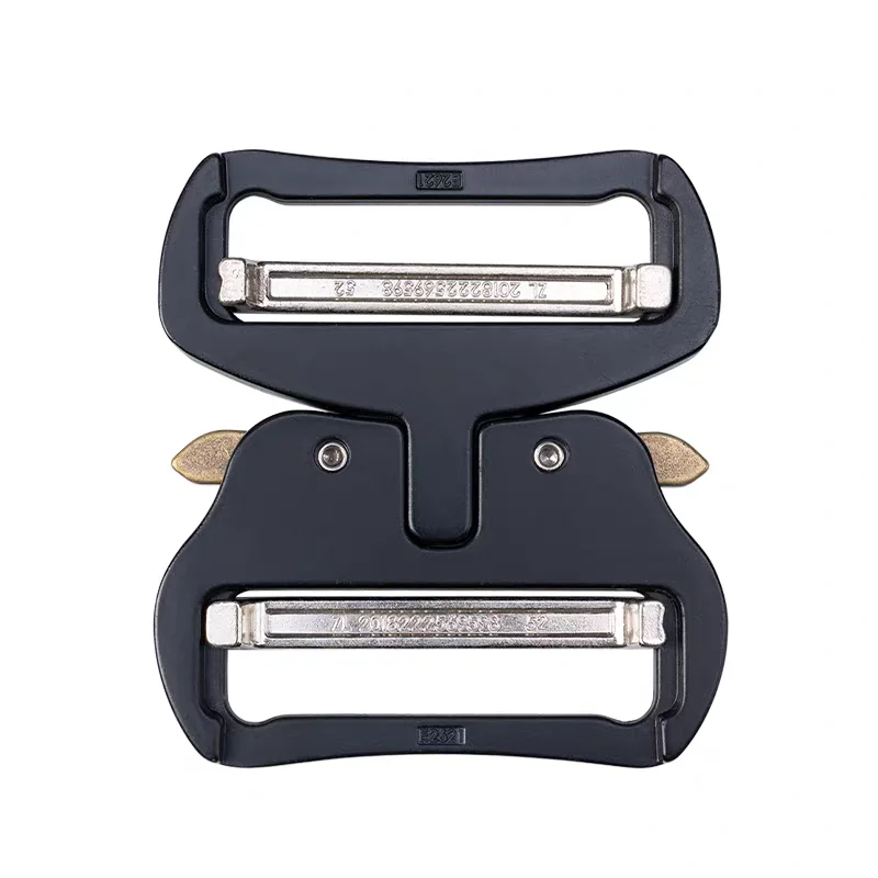 Cinturón táctico de liberación rápida con hebilla de acero y Metal, cierre de cintura ajustable multifuncional para decoración de deportes al aire libre - imagen 2