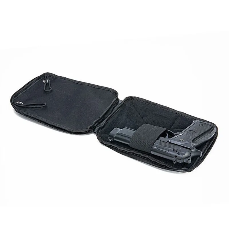 Bolsa táctica de pistola oculta para exteriores, riñonera para pistola oculta, bolsa de cintura para pistolas, funda de transporte para Airsoft - imagen 4