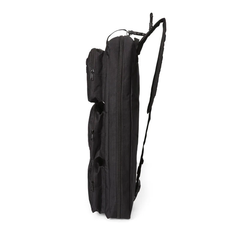 Bolso de hombro para pesca y deportes al aire libre, bolsa para arma, equipo de caza táctico militar, bolsa para pistola de aire, bolsa Suqare de 60cm - imagen 4