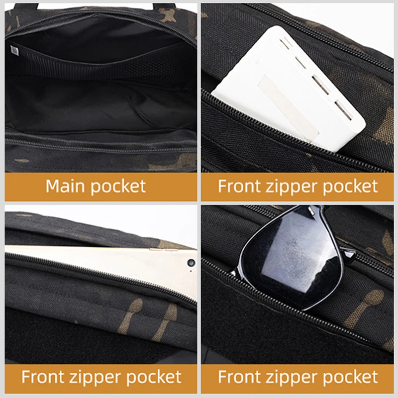 Bolsa de escalada táctica Molle, bandolera grande para viajes al aire libre, deportes, desplazamientos, Camping, bolsos de hombro tipo bandolera, bolso de viaje de fin de semana - imagen 4