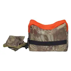 Bolsa de arena de soporte táctico militar, bolsa de descanso portátil para rifle de francotirador, caza, tiro, marco de objetivo delantero y trasero, soporte sin relleno