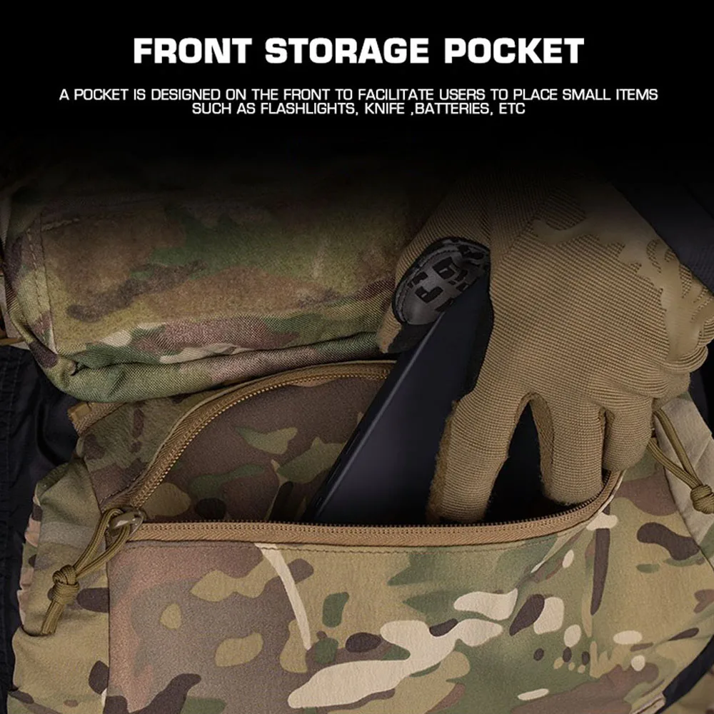 Bolsa calentadora de manos táctica multifuncional para invierno, caza al aire libre, tiro, entrenamiento Airsoft, colgador de caída, bolsa calentadora de manos para cintura - imagen 5