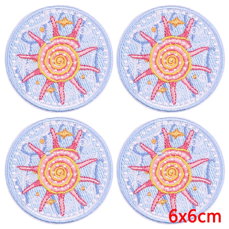 10 unids/lote de parches bordados de setas con letras, parches para planchar para ropa, parches bordados de escritura para copywriting en ropa, decoración DIY - imagen 5