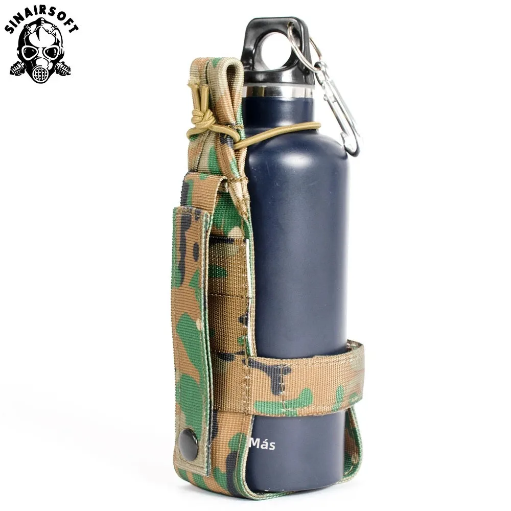 SINAIRSOFT MOLLE-bolsa táctica militar deportiva, taza de nailon, botella de agua, bolsas de escalada, bolsa duradera para viaje, senderismo, bolsa de agua