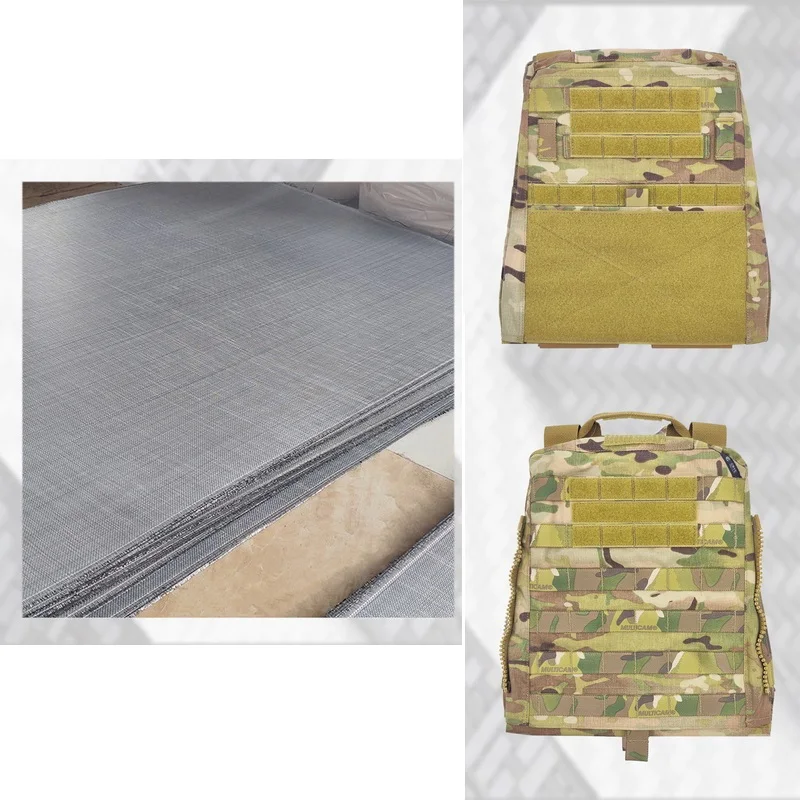 Chaleco táctico AVS MBAV, juego de bolsa de placa delantera y trasera, 12 capas integradas de tablero Tegris