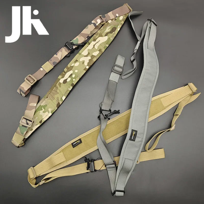 Airsoft ajustable 1/2 punto cuerda cruzada Nylon Rifle correa de hombro al aire libre táctico caza arma Accesorios - imagen 4