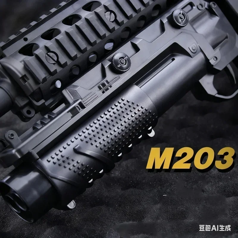 M203 pistola juguete balas blandas esponja infantil - imagen 3
