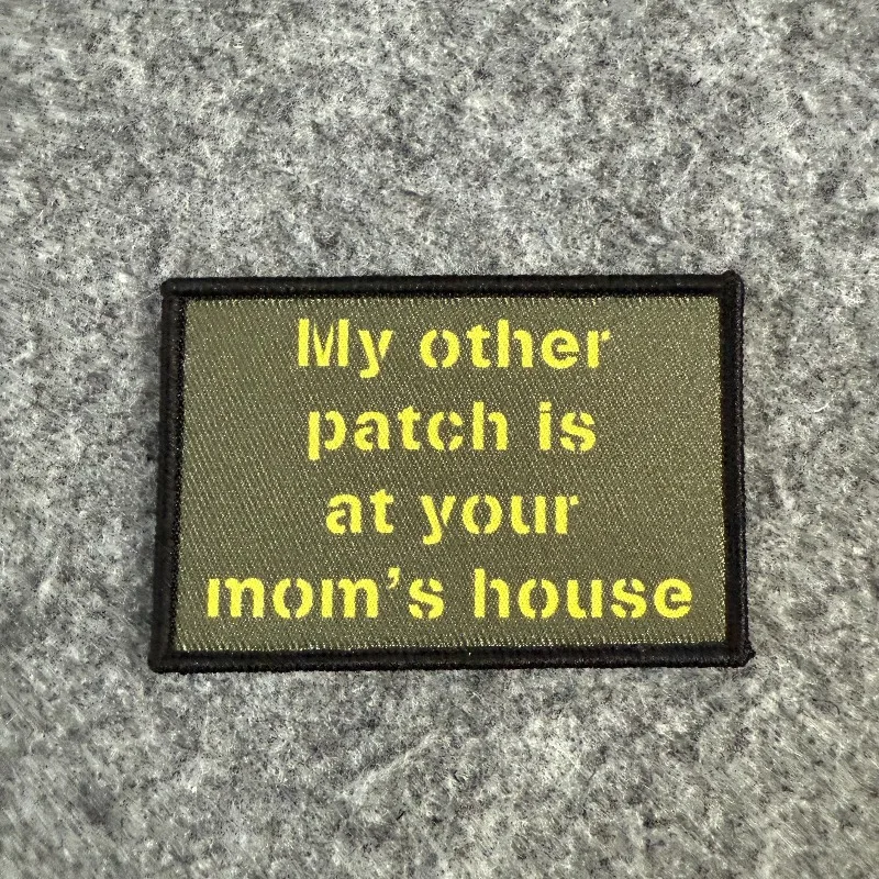 Parche táctico divertido, brazalete militar, mochila, pegatina decorativa, impresión de parches de gancho y bucle para ropa - imagen 3