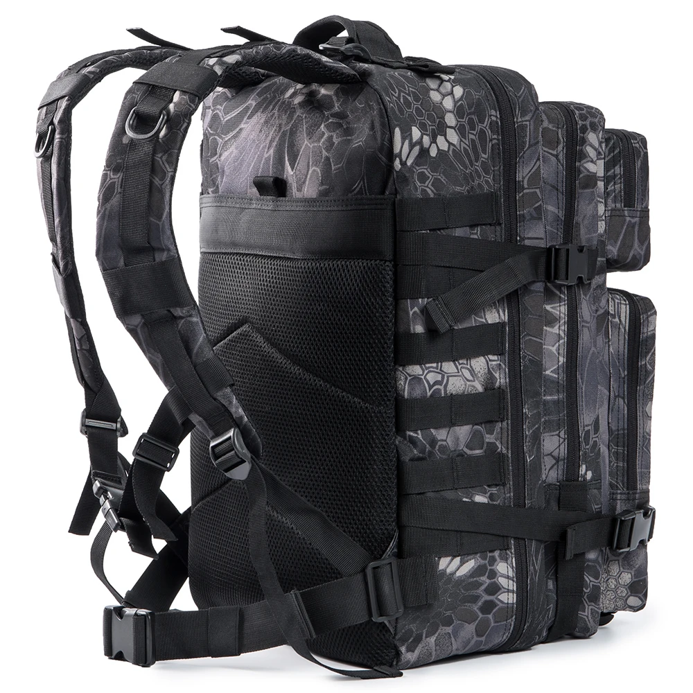 Mochila táctica de 45L para hombre/mujer, bolsa de supervivencia Molle de entrenamiento, mochilas de estilo gimnasio y Fitness, mochila de senderismo al aire libre - imagen 3