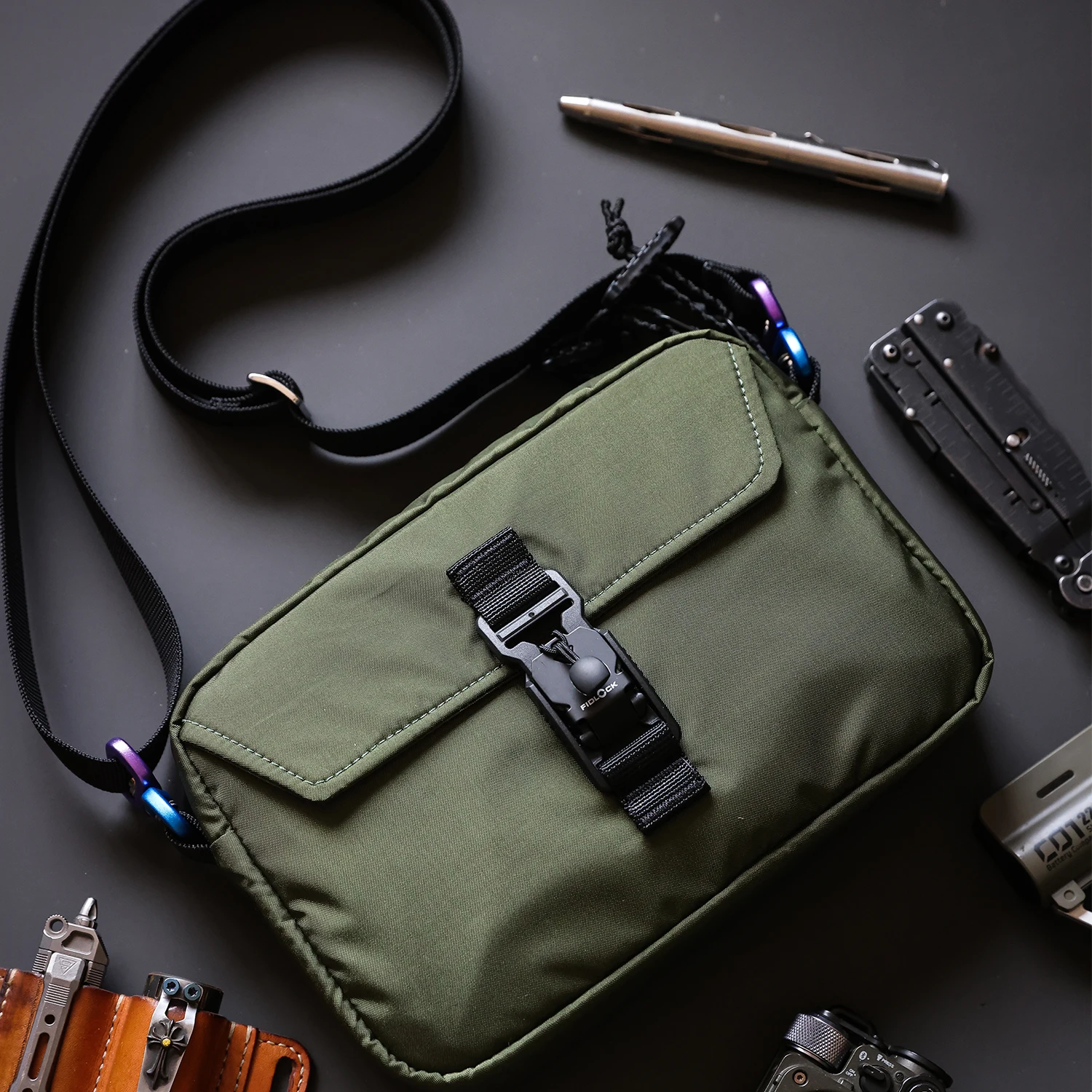 MAUHOSO Bolso mensajero bandolera viaje hombre informal resistente