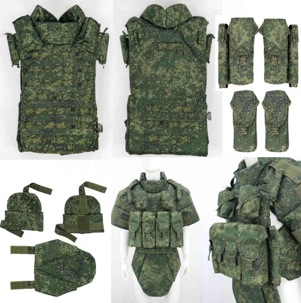 Chaleco antibalas ruso Gen4 6b45, chaleco de armadura táctica, pequeño hombre verde, armadura pesada, camuflaje, equipo de paintball EMR - imagen 2