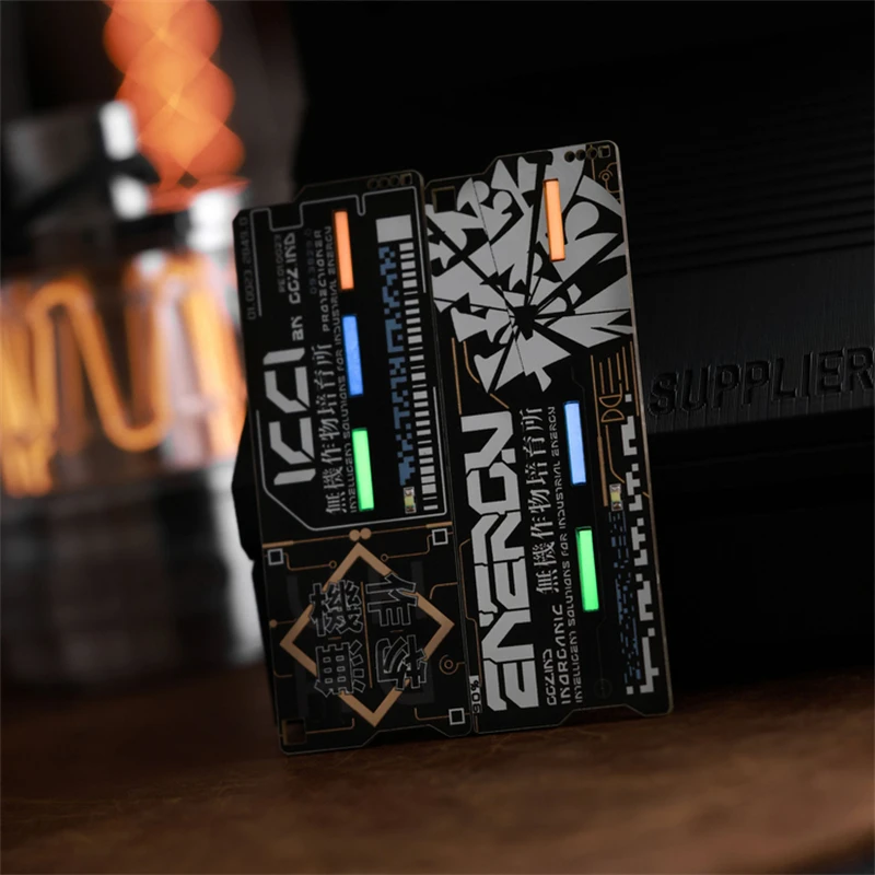 Módulo de identificación del Instituto de cultivo de cultivo de Wuji, placa PCB, Chip NATG215, luz LED, insignia táctica luminosa para bolsa - imagen 2