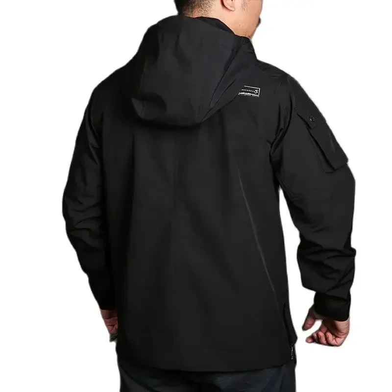 Emersongear Sudadera con capucha cortavientos impermeable cartero Hip Hop Camo chaqueta chándal ropa de calle senderismo deportes al aire libre - imagen 2