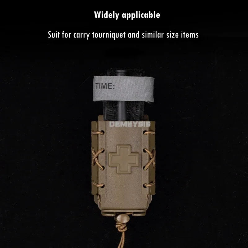 Soporte de torniquete de emergencia táctico, torniquete, estuche de primeros auxilios médicos, equipo de emergencia deportivo de caza de liberación rápida - imagen 5