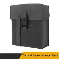 Bolsa de almacenamiento para Dron táctico al aire libre, bolsa de almacenamiento MOLLE de despliegue rápido, accesorios portadores de placa, bolsa de protección táctica