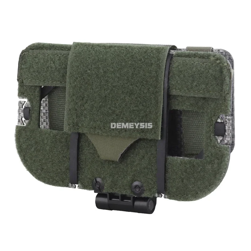 Tablero de navegación plegable MOLLE táctico CS Airsoft, funda de mapa, Panel administrador, soporte para teléfono móvil, accesorios de caza al aire libre - imagen 3