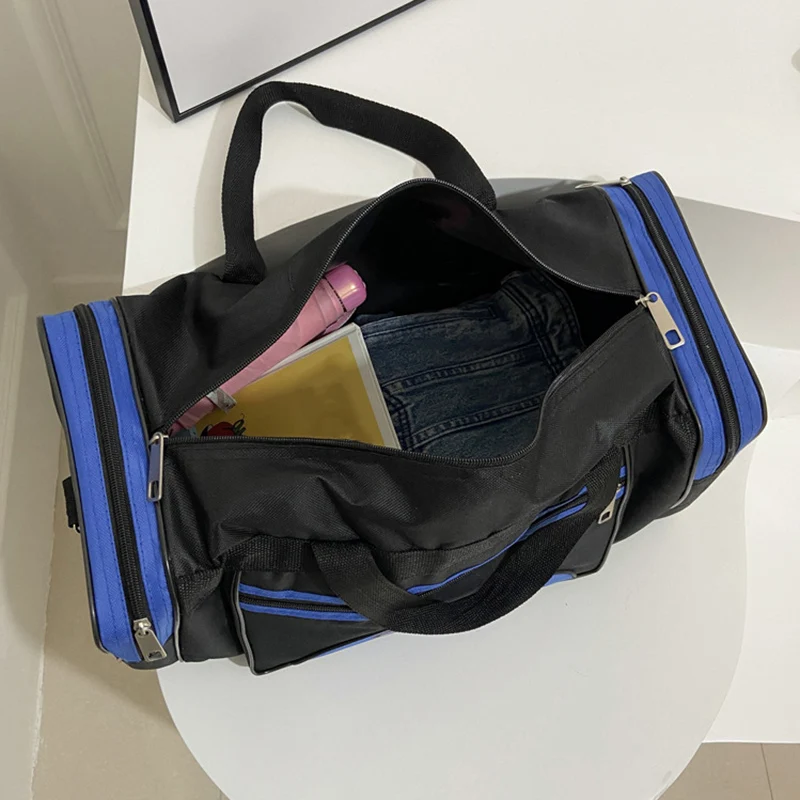 Bolsas deportivas, bolsa de gimnasio, Fitness, Yoga, húmedo, seco, viajes al aire libre, Camping, senderismo, natación, escalada, paquete, equipaje de fin de semana, bolsa de lona - imagen 5