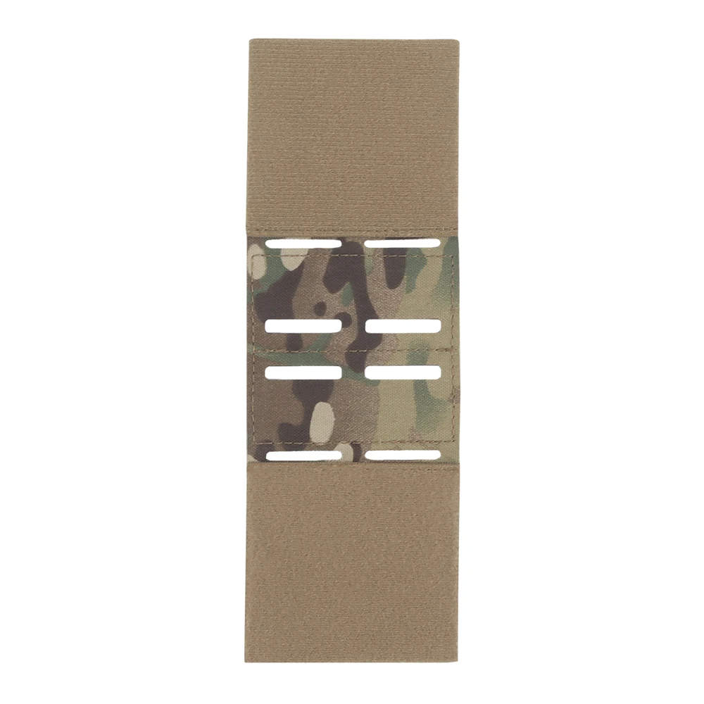 Panel adaptador MOLLE doble fila para placa portadora táctica