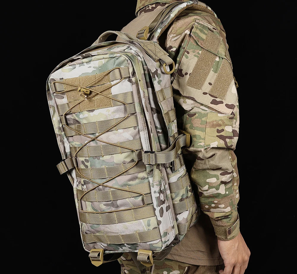 Nueva mochila para acampar y deportes al aire libre, mochila para senderismo y supervivencia en el campo, mochila multifuncional para caza y camuflaje - imagen 2