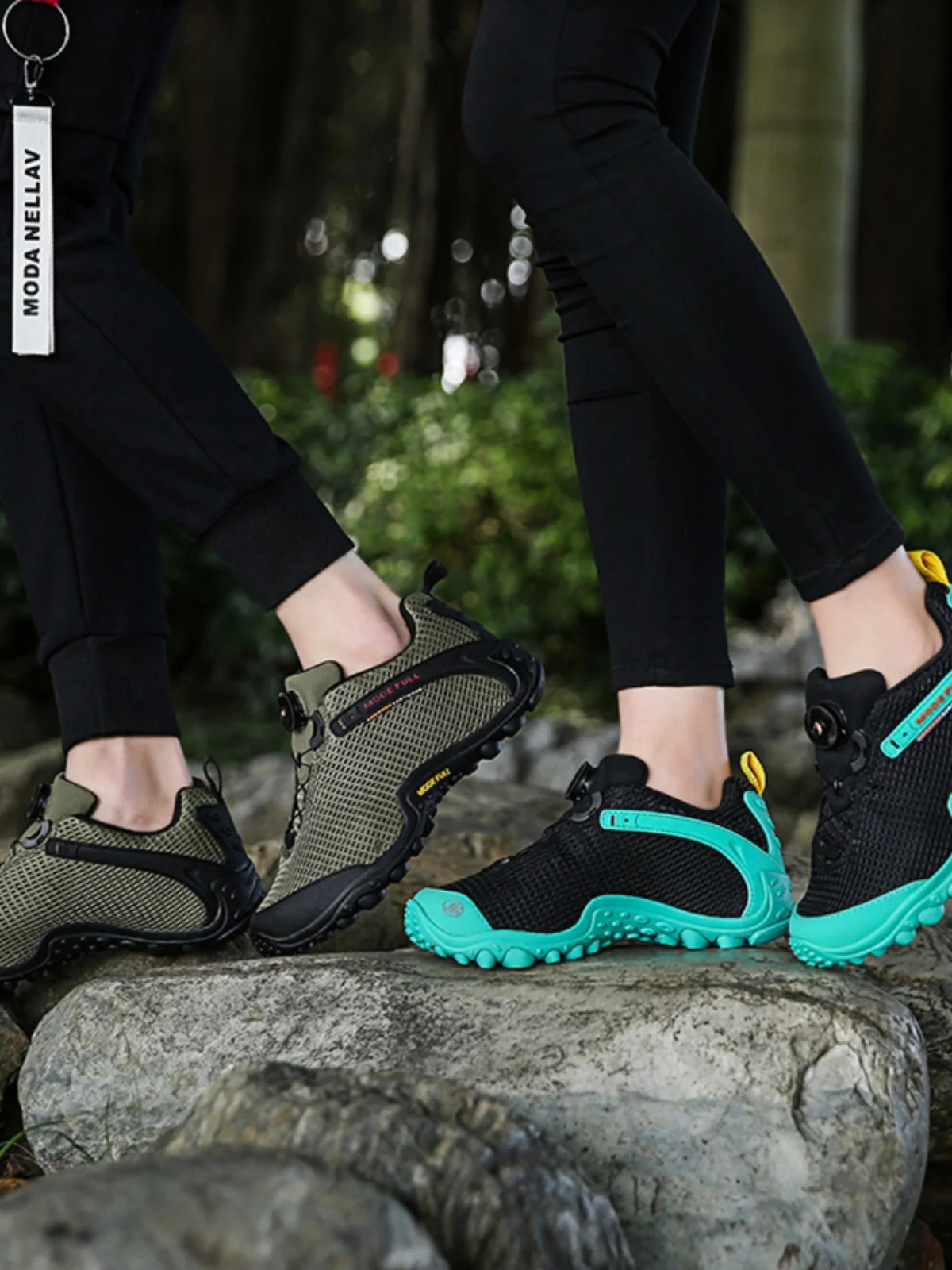 Zapatos de senderismo MERRTO para hombre, botas de acampada para escalar al aire libre, zapatos de tenis transpirables para mujer, zapatillas informales para senderismo al aire libre - imagen 5